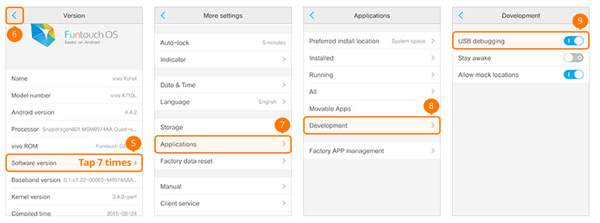 Enable USB Debug Mode on VIVO Phone