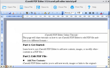 iCareAll PDF Editor