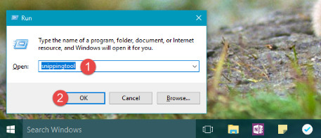 Snipping Tool Windows 10