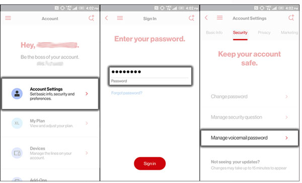 Change Voicemail Password Verizon
