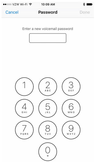 Reset iPhone Voicemail Password