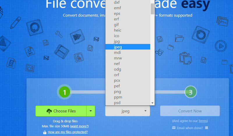 Select Output Format