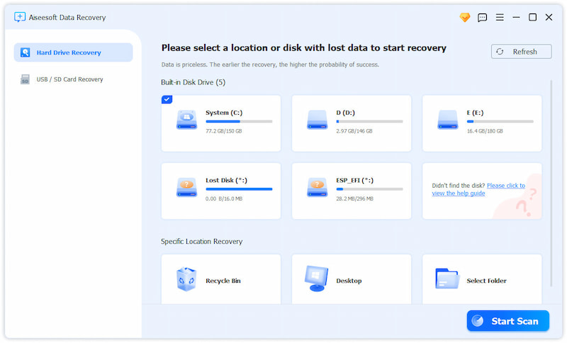 Data Recovery Homepage