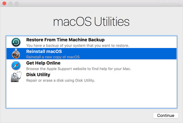 Reinstall MacOS