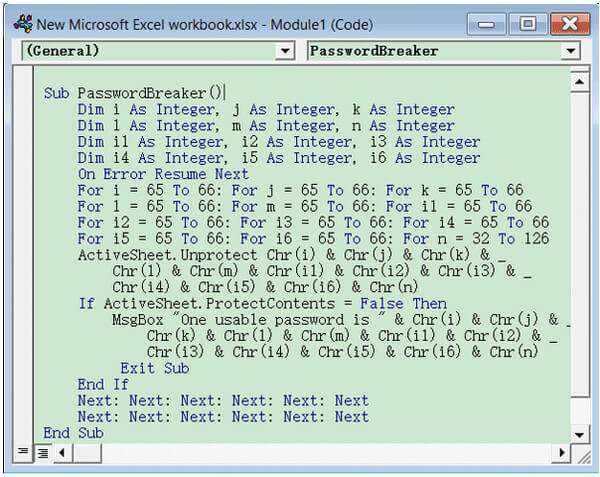 VBA Code