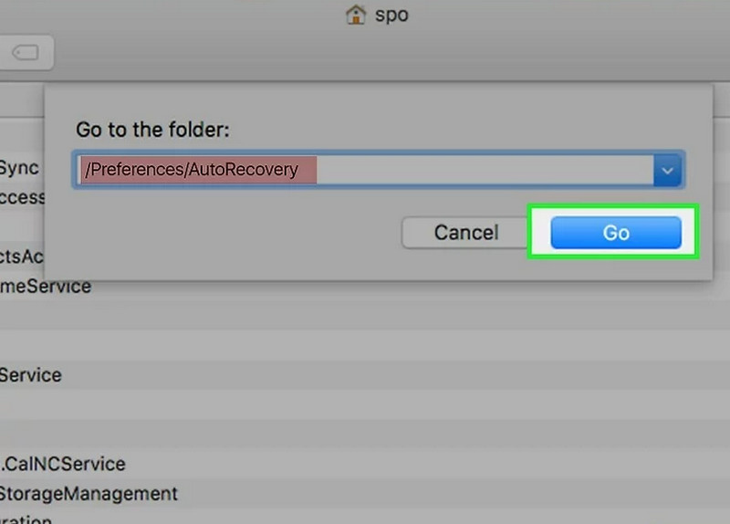 Insert Autorecovery in Mac