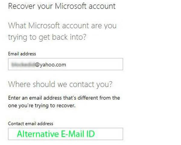 Recover Hotmail Account