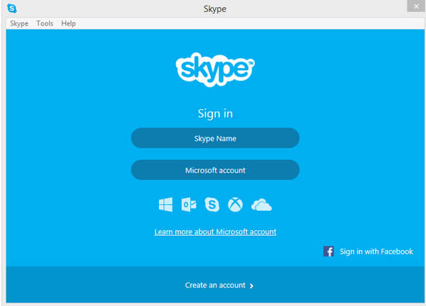 Launch Skype