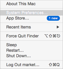 System Preferences