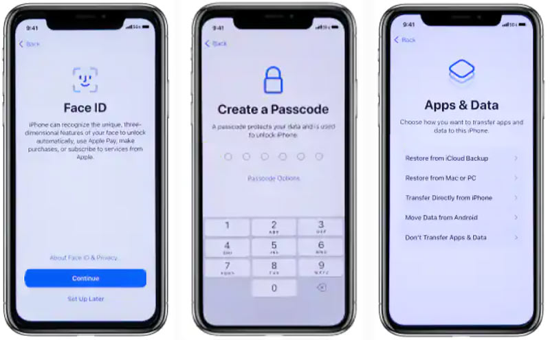 Set iPhone Face ID Passcode