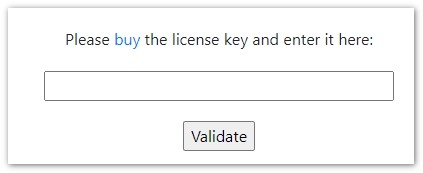 Enter License Key