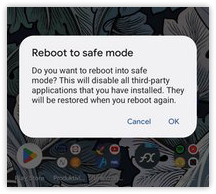 Reboot to Safe Mode