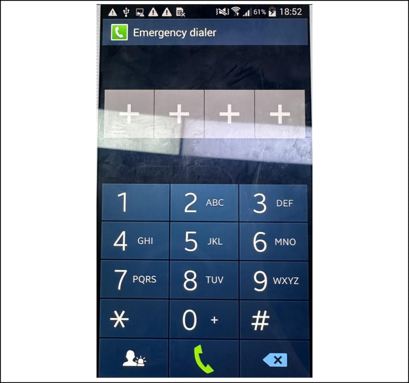 Samsung Note 3 Emergency Call