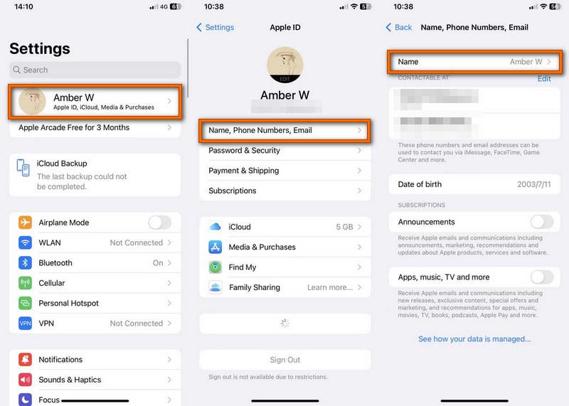 Change Age on Apple ID iPhone