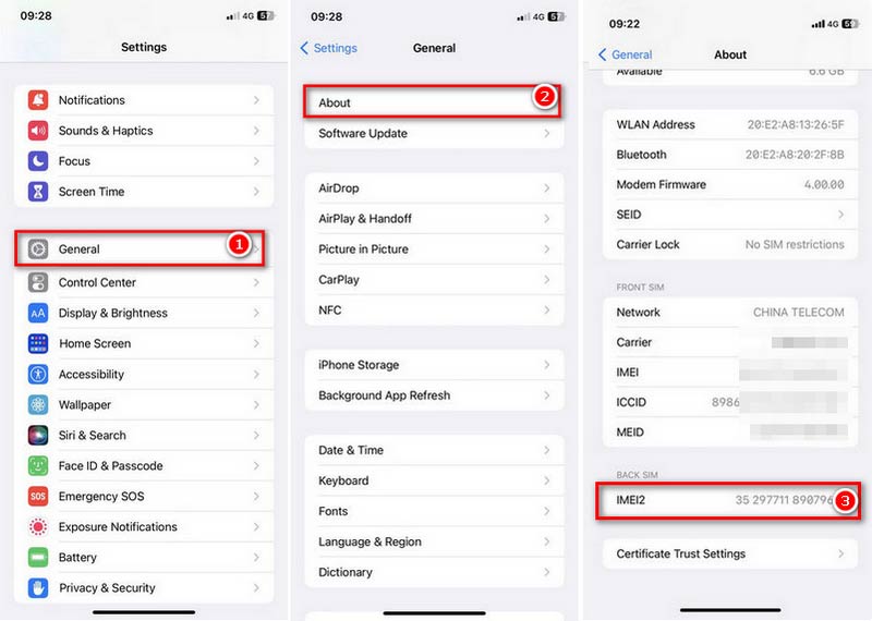 Check IMEI Number