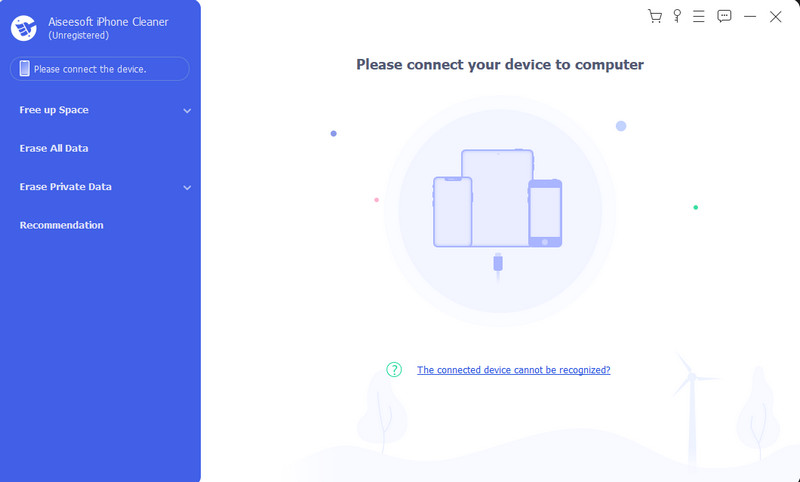 Aiseesoft iPhone Cleaner Connect Device