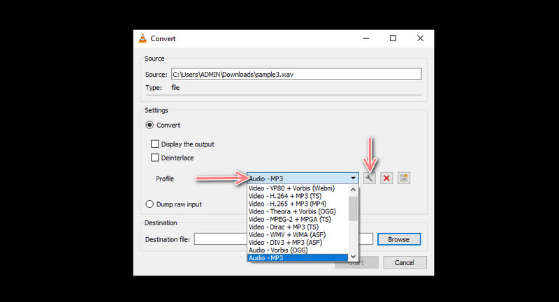 Select Profile Configure