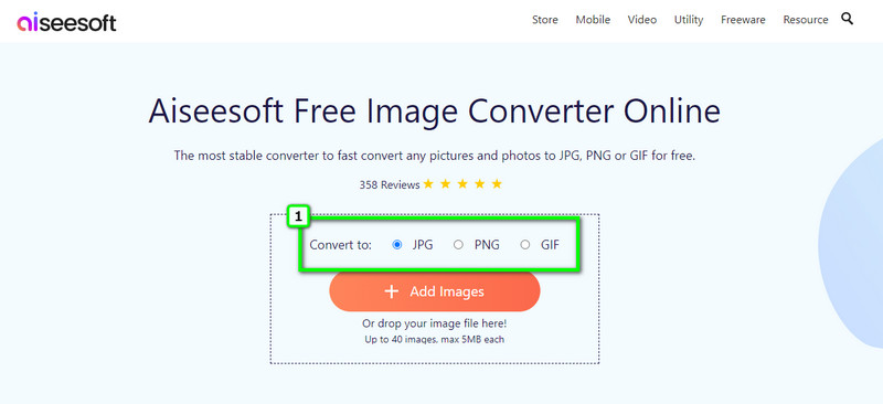 Select Output Format