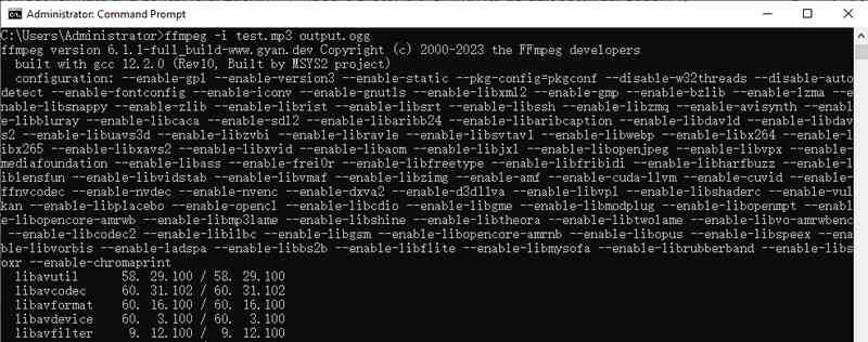 Command Line In Command Prompt