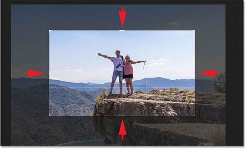 Resize Crop Border Photoshop