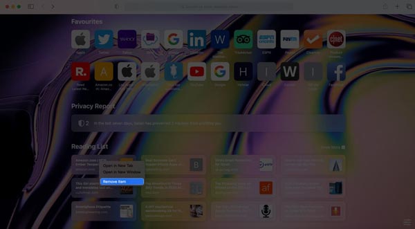 Delete Safari Reading List In Macos Big Sur