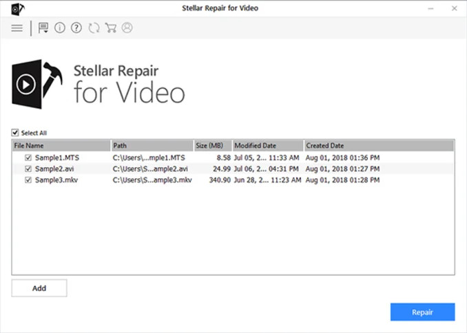 Stellar Repair for Video