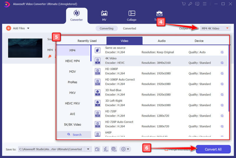 Export Video Output