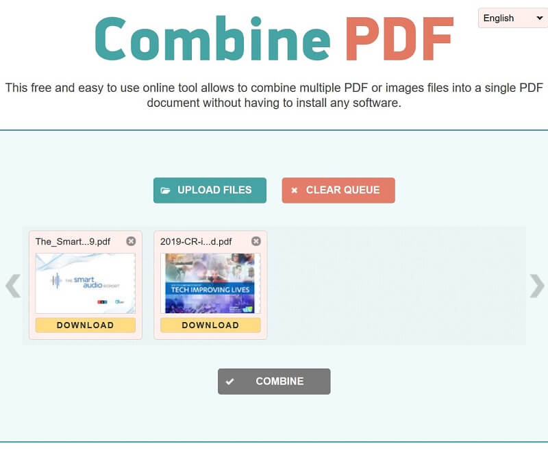 Combine PDF