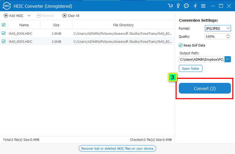 Convert HEIC Image for Printing