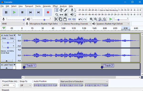 Record Computer Audio Audacity