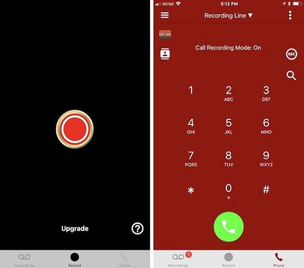 Irec call recorder for iphone