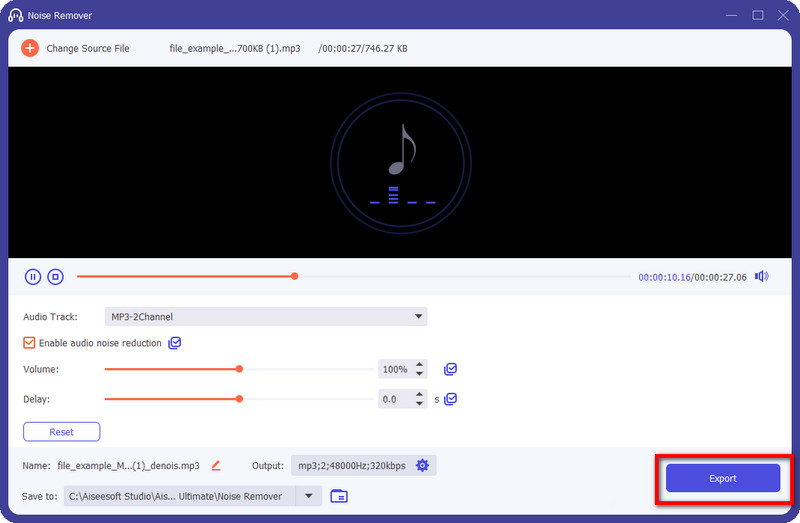 Export Skype Recording without Noise