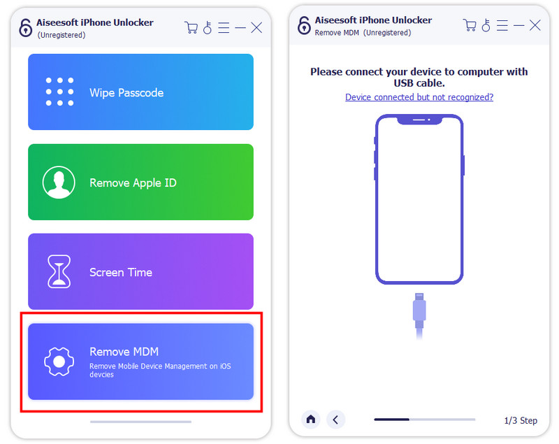 Remove MDM and Connect