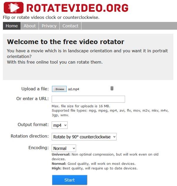 Rotate a Video