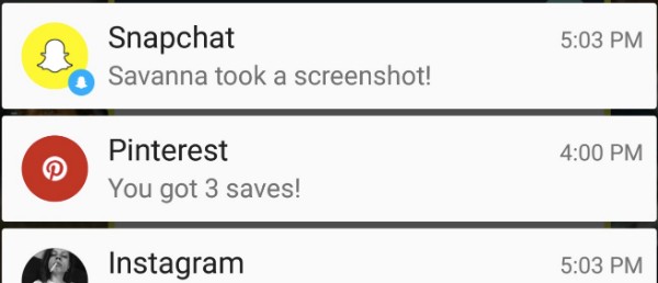 Snapchat Screenshot Notification