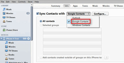 Sync Contacts