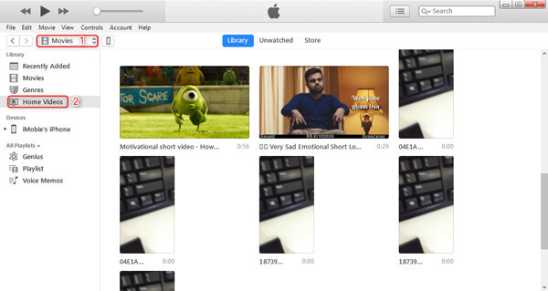 Videos In iTunes