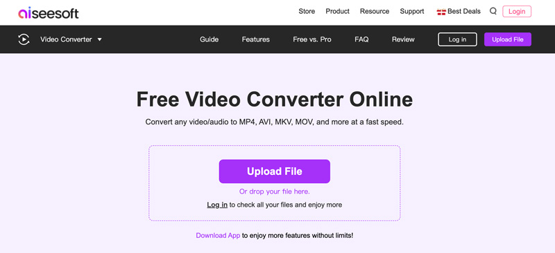 Aiseesoft Free Video to GIF Converter Online