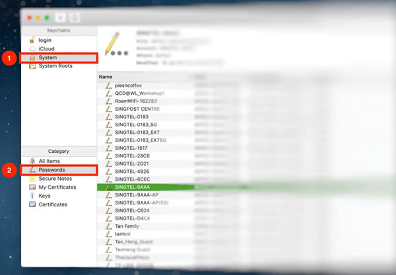 Show Mac Keychain Passwords