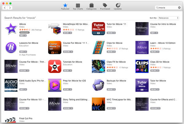 Download iMovie on Mac App Store