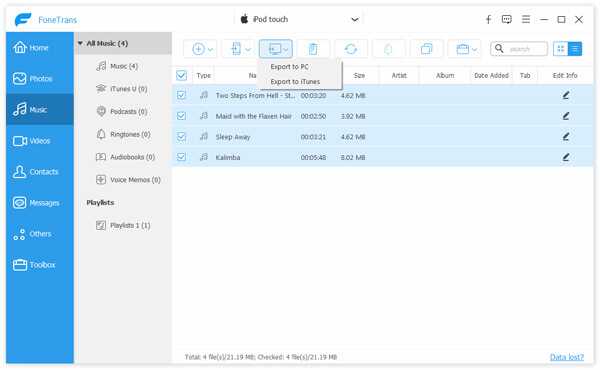 Transfer iPod Files with iPod Manager