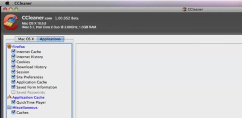 Ccleaner Clear Cookies on Mac
