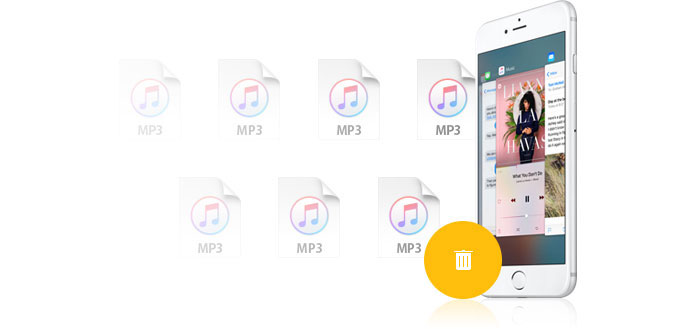 Delete iphone Music