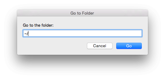 Go to Folder