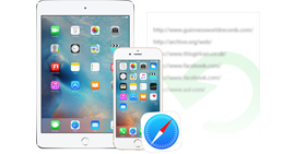 Recover iPhone iPad Safari History