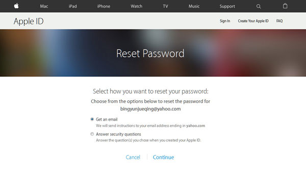 Reset iTunes App ID