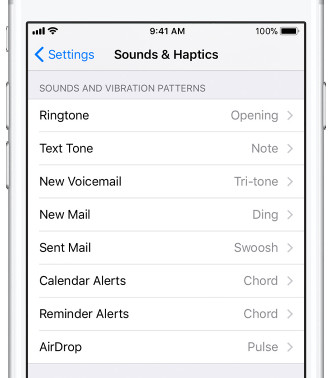 Set ringtones on iPhone