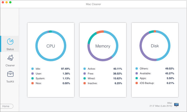 Mac Cleaner Interface