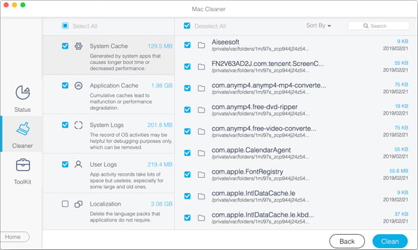 View System Junk