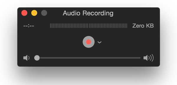 Record Audio on Mac